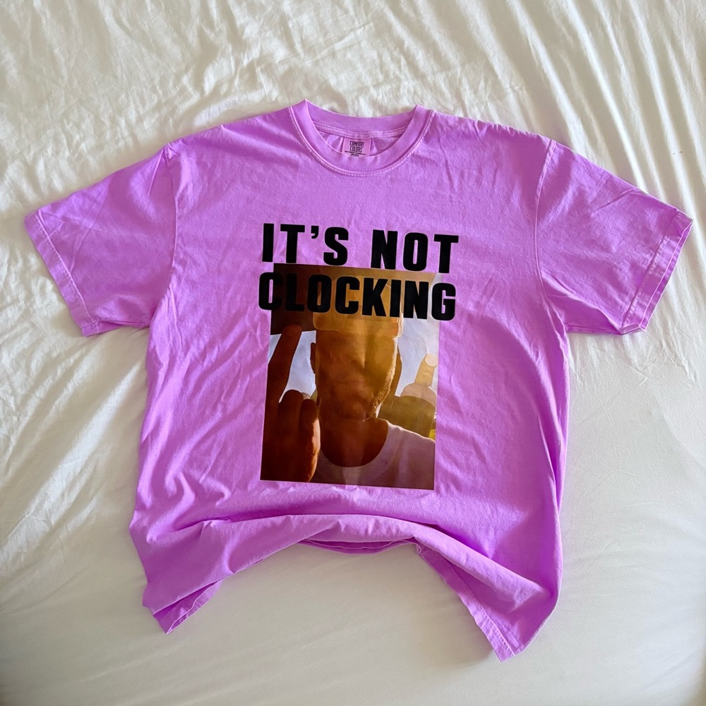 Justin Bieber It’s Not Clocking Purple T-Shirt